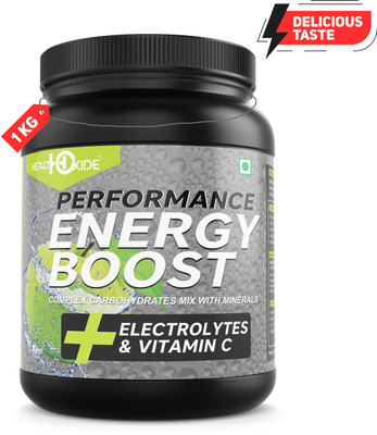 HEALTHOXIDE Energy Boost Extra Power Energy Drink(1 kg, Green Apple Flavored)