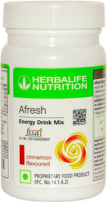 HERBALIFE Nutrition Afresh Protein Blends Energy Drink Mix - Cinnamon Flavour Energy Drink(50 g, Cinnamon Flavour Flavored)