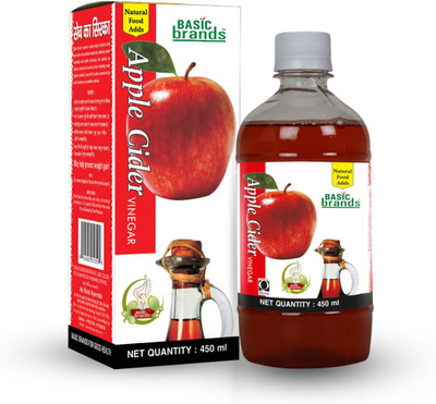 Basic Ayurveda Apple Cider Vinegar Apple Cider Vinegar(450 ml, Apple Flavored)