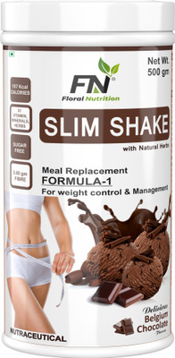 Floral Nutrition Slim Shake Formula 1 with Natural Herbs for weight control & Management Nutrition Drink(500 g, Chocolate Flavored)