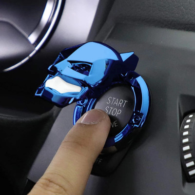 Involve DC Blue Batman Car ‎Engine Start Stop Cover Engine Start/Stop Button