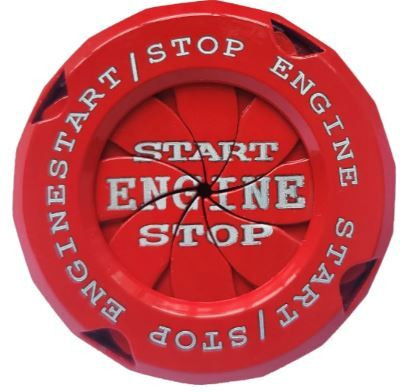 Cloudsale Ring Red Engine Start/Stop Button