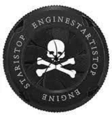 Cloudsale RING Danger Black Engine Start/Stop Button