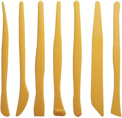 ART RANGER Plastic Crafts Clay Modelling Tool Pottery Carving Tools 7pc Engraving Set