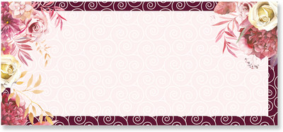 Mehta Envelope Mfg Co Multi Colour Gift Envelope Size : 7.25 x 3.25 Inch Pack of 25 Envelope Envelopes(Pack of 25 Multicolor)