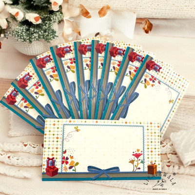 LIFAFEWALA Latest Kids Envelopes in 3 Fold Colorful Design for Gifting,Parties,Festivals| Envelopes(Pack of 10 Multicolor)