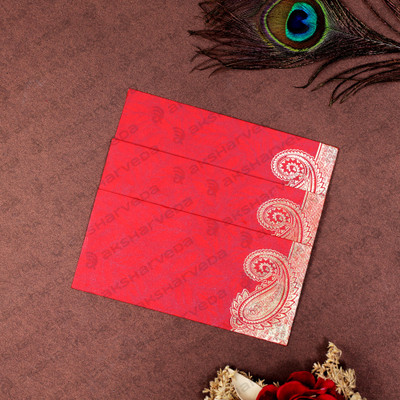 Aksharveda Shagun Envelope Envelopes(Pack of 25 Red)