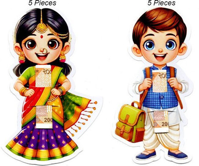 MCS Envelopes(Pack of 10 Multicolor)