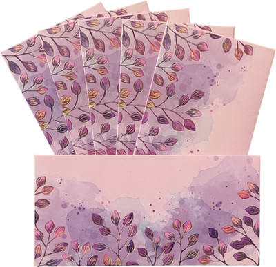 JHINTEMETIC Pack of 30 Digitally Printed Cash Envelopes for Gifting Money | Designer Shagun Envelopes(Pack of 30 Multicolor, Gold)