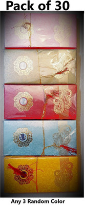 Sejas Collections Premium Designer Shagan Envelopes with Coin for Festive Occasions. Envelopes(Pack of 30 Multicolor)