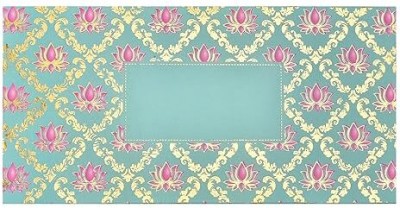 shri krishna enterprises Exclusive and Luxurious Elephants & Floral Print Design Shagun Envelopes. Envelopes(Pack of 10 Blue, Pink)