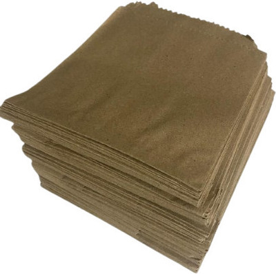PrintPouch 60 GSM | Paper Pouches | Medicine Food Packing Covers | Size 15X20 CM | Envelopes(Pack of 200 Brown)