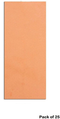 NSSP Brown Cheque Size Envelopes–9.5x4.5 inch, 100 GSM, Thick Craft Paper–Pack of 25 Envelopes(Pack of 25 Brown)