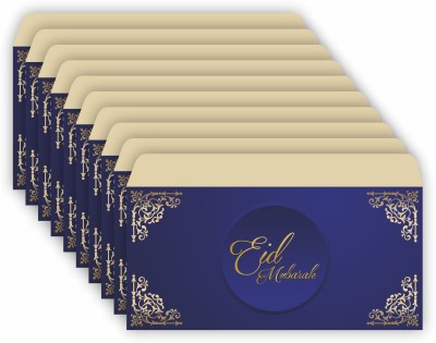 Anne Print Solutions 25 Eid Mubarak Gift Envelopes for Eid, Weddings & Festive Occasions Envelopes(Pack of 25 Multicolor)