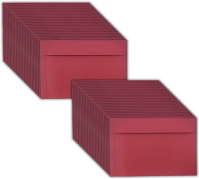 AanyaCentric 3.5 x 5.1 inch Birthday Anniversary Invitation Greeting Card Multipurpose Envelopes(Pack of 80 Red)