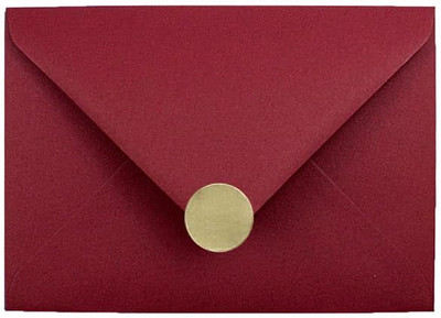 AccuPrints wine 6 x 9 Pack of 25 Envelopes(Pack of 25 Maroon)