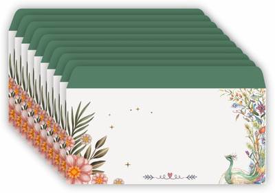 Anne Print Solutions Pack of 15 Shagun Envelopes + Stickers | Ideal for Weddings, Festivals & Gifting Envelopes(Pack of 15 Multicolor)