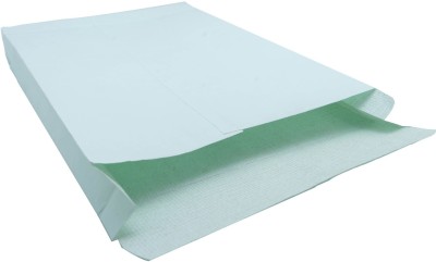 AUMNI CRAFTS Gusseted Cloth Line Box Envelopes Mailers Non-Adhesive 10x12 Inch (20 Pieces) Envelopes(Pack of 20 Green)