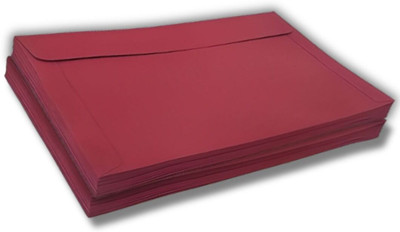 AanyaCentric 6.25 x 4.25 inch Birthday Anniversary Invitation Greeting Card Multipurpose Envelopes(Pack of 50 Red)