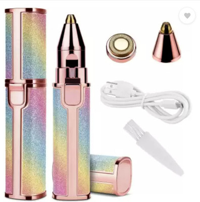 JD ENTERPEISE Portable 2 In 1 EYEBROW AND FACIAL Trimmer 70 min  Runtime 2 Length Settings(Multicolor)