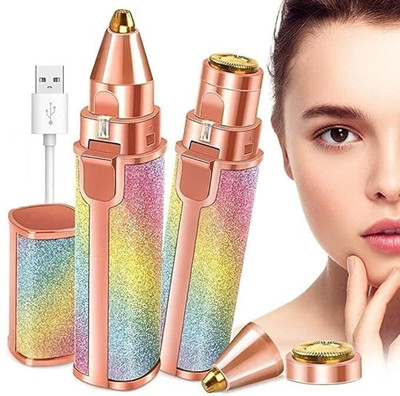 Jelix Hair Remover Instant Laser Sensor Light Shaver (GLITTER) Trimmer (Multicolor) Fully Waterproof Trimmer 70 min  Runtime 0 Length Settings(Multicolor)