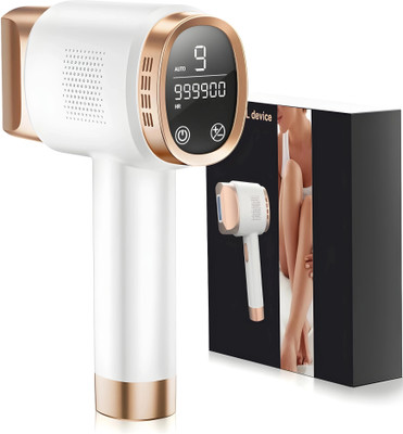 Yuva Pulse IPL Laser Hair Remover for Women | 999999 Flashes | Ice Cooling | Permanent Hair Removal in 8 Weeks(White)