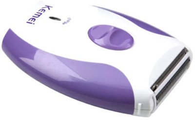 Emei Effortless Hair Removal: Introducing the KM-280R Cordless Epilator(Purple, White)