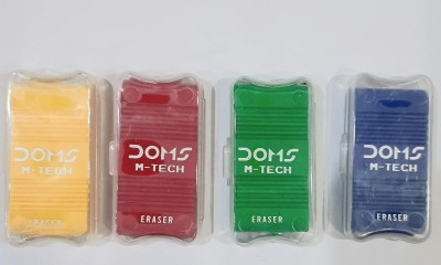 DOMS M-TECH ERASER PACK OF 10 Non-Toxic Eraser(Set of 5, Multicolor)