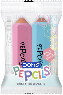 DOMS PEPCILS DUST FREE ERASER Non-Toxic Eraser(Set of 1, ASSORTED)
