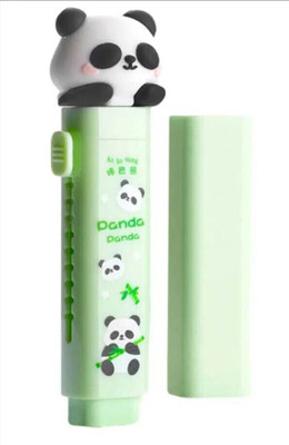 Sahej Enterprises Panda Eraser Non-Toxic Eraser(Set of 2, Green)