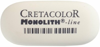Cretacolor Monolith Eraser Large Pack of 2 Non-Toxic Eraser(White)