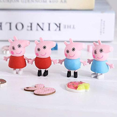 kistapo peppa_pig_eraser_4 Non-Toxic Eraser(Set of 4, Multicolor)