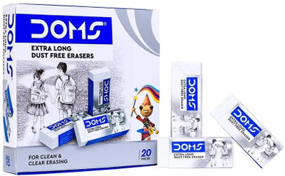 DOMZ DOMS EXTRA LONG DUST FREE ERASER Non-Toxic Eraser(White)