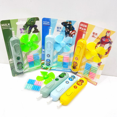Sawkirp darshraj Electric eraser Anime design Non-Toxic Eraser(Set of 1, Multicolor)