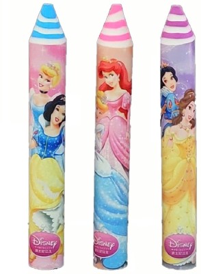 AuM Disney Princess Jumbo Erasers for Kids Eraser(Set of 3, Multicolor)