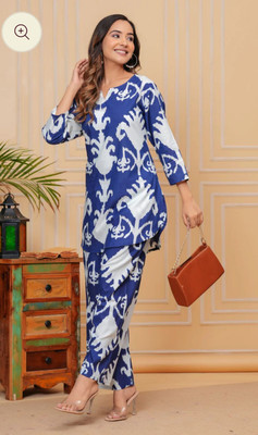 Aditi Tex Fab Printed Kurta, Trouser/Pant & Dupatta Set