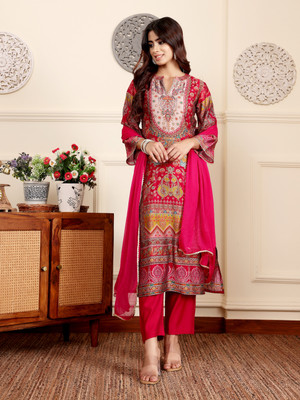 Varanga Women Kurta Pant Dupatta Set