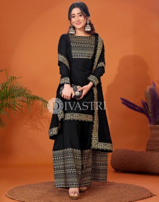 Divastri Women Kurta Sharara Dupatta Set