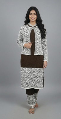 Yks fashion Women Ethnic Top Churidar Ethnic Jacket Set