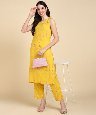 Lamba Creations Women Kurta Pant Set