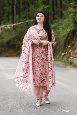 PILUDI HOUSE Women Kurti Pant Attached Dupatta Set