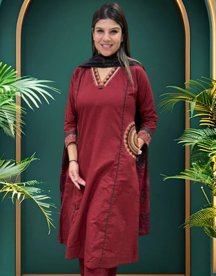 Himansh Women Kurti Pant Dupatta Set
