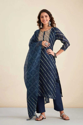 Shyam Creation Women Kurta Pant Dupatta Set