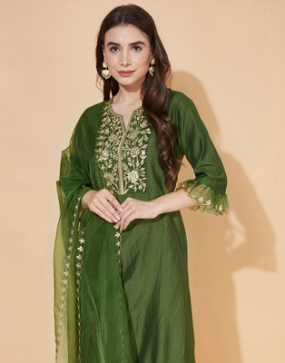 Samah Women Kurta Pant Dupatta Set