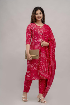 Demotex Fashion Women Kurti Pant Dupatta Set