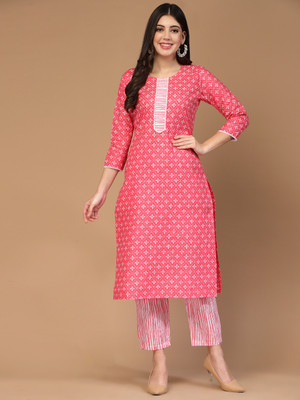 LOOKMARK Women Kurta Pant Set