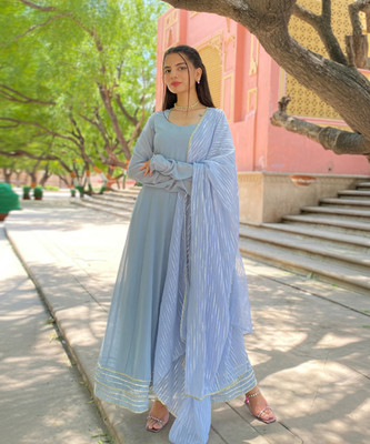 Janasya Women Kurta Dupatta Set