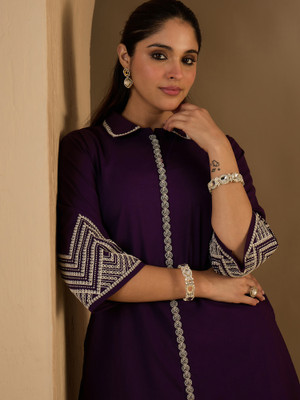 Indo Era Women Kurta Palazzo Set