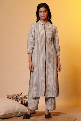 Aurelia Women Kurta Palazzo Ethnic Jacket Set