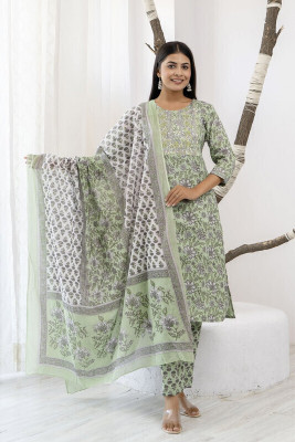 ANNU PARIDHAN Women Kurta Pant Dupatta Set